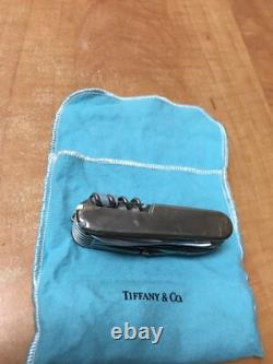 TIFFANY Victorinox Sterling 925 Silver Champ 750 18K Swiss Army knife Multi-tool