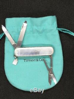Tiffany And Co. Atlas 2004 Victorinox Swiss Army Knife Sterling Silver 925 Used