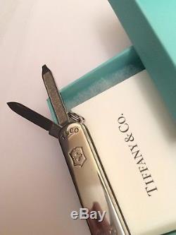 Tiffany & Co. 1837 Victorinox Sterling Silver Swiss Army Pocket Knife 925 $280