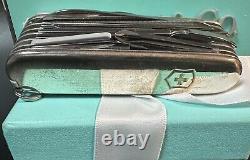 Tiffany&Co 18k Swiss Army Knife Sterling Silver BIG! Many Functions