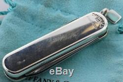 Tiffany & Co. Atlas Numeral Sterling Silver Victorinox Swiss Army Pocket Knife