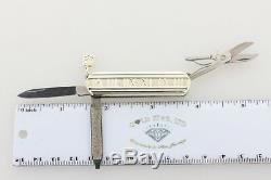 Tiffany & Co. Atlas Numeral Sterling Silver Victorinox Swiss Army Pocket Knife