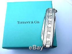 Tiffany & Co. Atlas Sterling Silver Classic Swiss Army knife Mint In Box