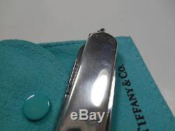 Tiffany & Co. Knife Swiss Army Sterling Silver &18K Gold Retired, Rare