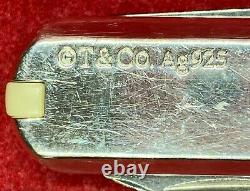 Tiffany & Co. Makers Swiss Army Knife in Sterling Silver Ag925 Victorinox (J57)