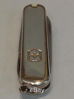Tiffany & Co Pocket Knife 925 Sterling Silver / 750 Gold / Victorinox Swiss Army