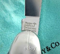 Tiffany & Co Stainless Steel Swiss Army Pocket Knife Victorinox Streamerica Tool