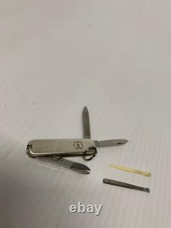 Tiffany & Co. Sterling 18K Gold Victorinox Classic Swiss Army Pocke FREE SHIPP