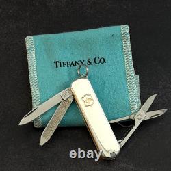 Tiffany & Co. Sterling Silver Victorinox Swiss Army Knife with Pouch Excellent