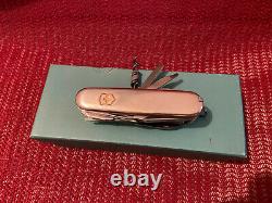 Tiffany & Co Sterling silver & 18K Gold Champ Swiss Army Knife