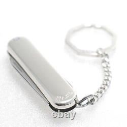Tiffany & Co. Swiss Army Knife Victorinox 925 Silver & 750 Gold withKey Ring