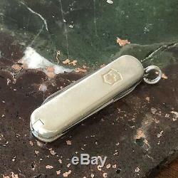 Tiffany & Co. Swiss Army Pocket Knife Key Chain 925 Sterling Silver 750