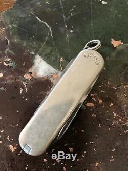 Tiffany & Co. Swiss Army Pocket Knife Key Chain 925 Sterling Silver 750