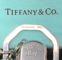 Tiffany & Co Swiss Army Pocket Knife & Key Ring Sterling Silver and 18k with Box