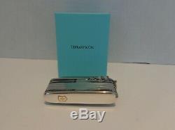 Tiffany & Co SwissChamp Swiss Army Knife Victorinox Sterling Silver 925 750 18K