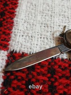 Tiffany & Co Victorinox Knife. 925 Silver + 18k Gold Orig. Box
