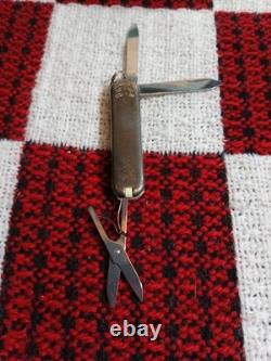 Tiffany & Co Victorinox Knife. 925 Silver + 18k Gold Orig. Box