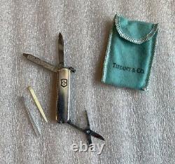 Tiffany & Co. Victorinox Multi Tool Swiss Army Knife Keyring Silver 925 Jewelry
