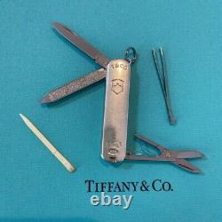 Tiffany & Co. Victorinox Multitool Swiss Army Knife Silver925 F/S From JAPAN