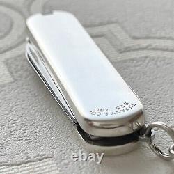 Tiffany & Co. Victorinox SV925 750YG Swiss Army Knife Keyring RARE with Box