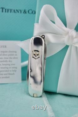 Tiffany & Co. Victorinox Sterling Silver Swiss Army Knife 925 & 18K Gold