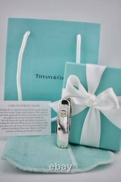 Tiffany & Co. Victorinox Sterling Silver Swiss Army Knife 925 & 18K Gold