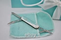 Tiffany & Co. Victorinox Sterling Silver Swiss Army Knife 925 & 18K Gold