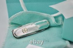 Tiffany & Co. Victorinox Sterling Silver Swiss Army Knife 925 & 18K Gold