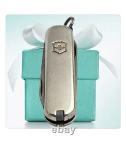 Tiffany & Co Victorinox Swiss Army Knife Multi Tool SterlingSilver 750 Gold AUTH