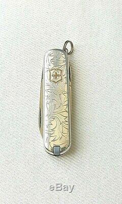 Tiffany Engraved Sterling Silver Swiss Army Knife