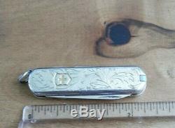 Tiffany Engraved Sterling Silver Swiss Army Knife