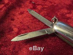 Tiffany Sterling Streamerica Swiss Army Knife Scissors, File & Knife Rare
