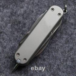 Titanium Handle for 58mm Victorinox Swiss Army 0.6385 Escort multi-role Knife