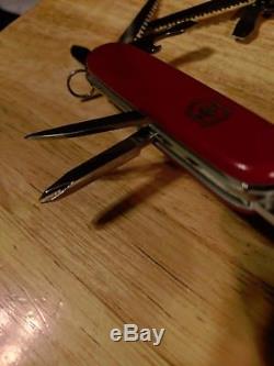Two 70's Vintage Victorinox 91mm Swiss Army Knives Picnicker & Hiker