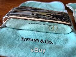 Two RARE Tiffany & Co Swiss Army Sterling Silver 18k and Titanium pocket knifes