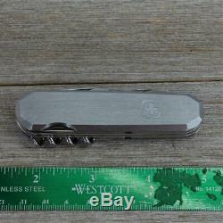 ULTRA RARE! Wenger Metal 50 (Traveler) Stainless Swiss Army Knife Coffin Shaped