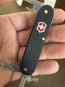 Ultra Rare Victorinox Cadet Alox Black with Red Shield