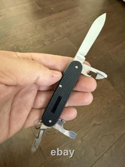 Ultra Rare Victorinox Cadet Alox Black with Red Shield