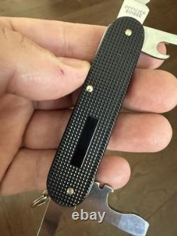 Ultra Rare Victorinox Cadet Alox Black with Red Shield
