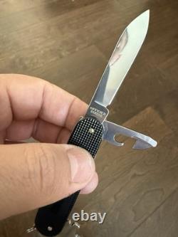 Ultra Rare Victorinox Cadet Alox Black with Red Shield