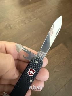 Ultra Rare Victorinox Cadet Alox Black with Red Shield