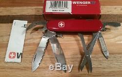 VERY RARE! WENGER DOUBLE BLADE VINTAGE SWISS ARMY KNIFE, NEW OLD STOCK 85mm