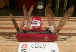 VERY RARE! WENGER DOUBLE BLADE VINTAGE SWISS ARMY KNIFE, NEW OLD STOCK 85mm