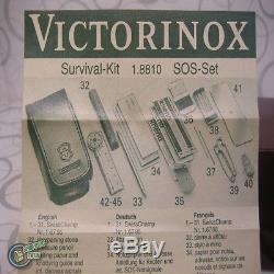 VICTORINOX 1.8810 Swiss Army Knife SwissChamp Survival SOS Champ Set Kit 1.6795