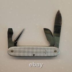 VICTORINOX 1960's Pioneer Silver Alox Swiss Army Knife with OLD CROSS