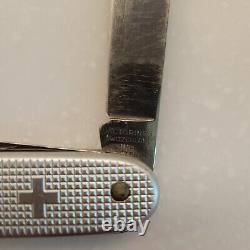 VICTORINOX 1960's Pioneer Silver Alox Swiss Army Knife with OLD CROSS