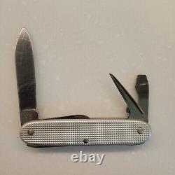 VICTORINOX 1960's Pioneer Silver Alox Swiss Army Knife with OLD CROSS