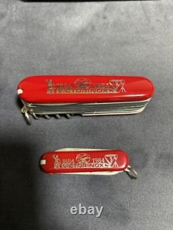 VICTORINOX Army Knife 1884-1984 100th Anniversary Set Swiss Champ Classic withBox