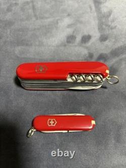 VICTORINOX Army Knife 1884-1984 100th Anniversary Set Swiss Champ Classic withBox