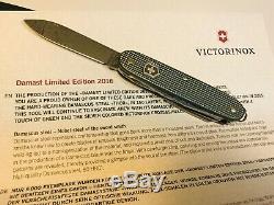 VICTORINOX Damast 2016, neu, OVP, 0.8231. J16 Swiss Army Alox Damascus knife